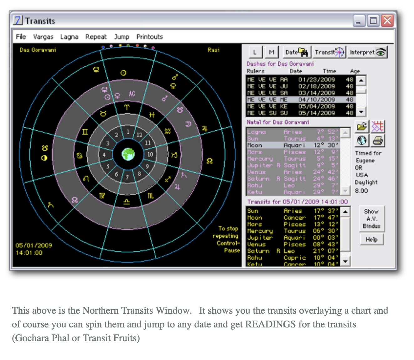 Jyotish Studio Vedic Astrology Software for Windows and Macintosh.